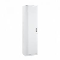 Диана Мод.Д4 Шкаф для одежды и белья (5 полок + выдвижная штанга) лам.белый