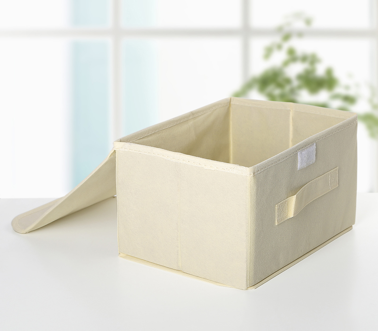 Короб для хранения с крышкой «Алва», 26×20×15 см,беж