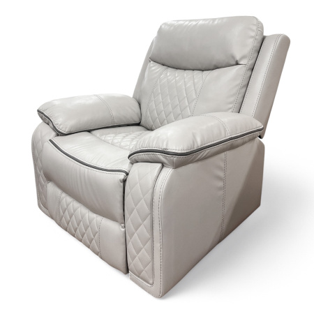 Кресло-реклайнер  YF-S 8032 Экокожа/Белый/ Электр. управление