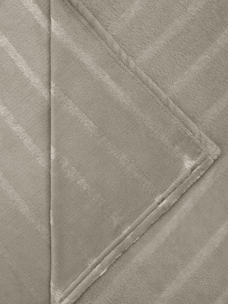 Плед Texrepublic фланель однотон страйп 150*200 94348