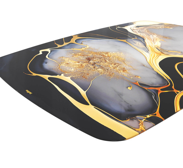 Стол SHT-TТ32 черный алмаз/черный муар