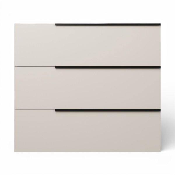  Комод для одежды Сен-Дени 3 ящика Кашемир/Дуб Латте