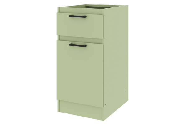 Ревилья Шкаф напольный с ящиком ш40 Зеленый шалфей 