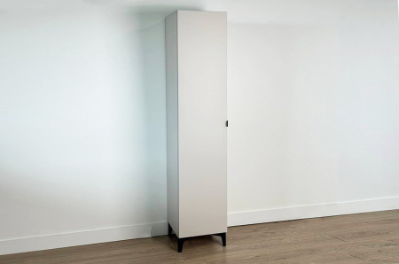 Шкаф однодверный Рич кашемир/фрапучино матовый/черный