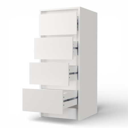 ВЕНСЕН Комод 4 ящика /Белый