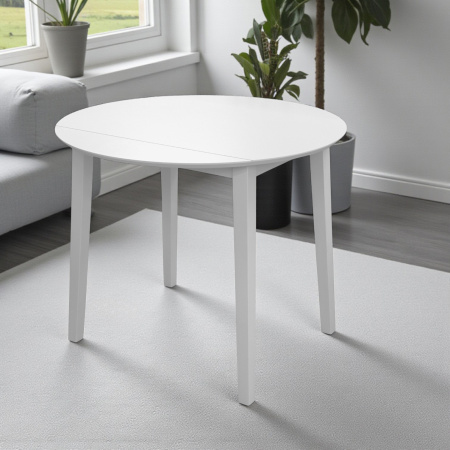 Стол Philadelphia Round-SW00665, Белый, 900*175/550*748