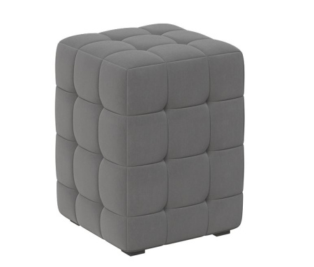 Пуф «Аристо» к/з Велюр серый