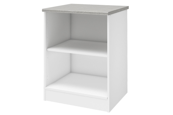 Уют СТЛ.275.06 Шкаф напольный 60 Белый/Бетон