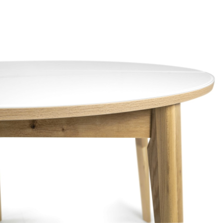 Стол Марс-2 белый/морилка