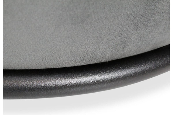 Банкетка Sheffilton SHT- B6 микровелюр/металл Б-13 (угольно-серый/черный муар)