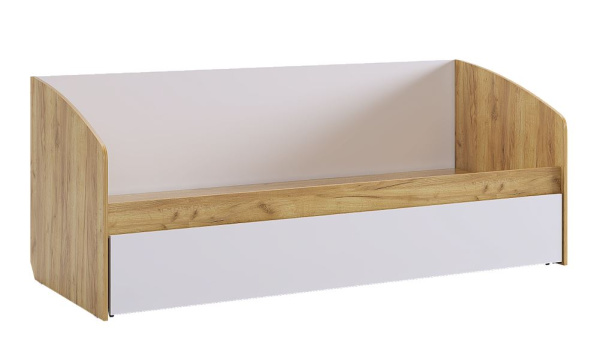 Форсаж Кровать (дуб крафт золотой/белый)