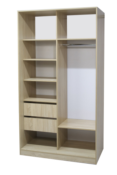 Каркас Шкафа-купе БН-61 с ящ. 2 двери 1400х600х2200/ ДУБ СОНОМА