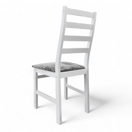 Стул Сотти Р белая эмаль/Kатания 17 (Серая дымка)