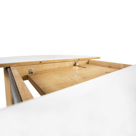 Стол Марс-2 белый/морилка