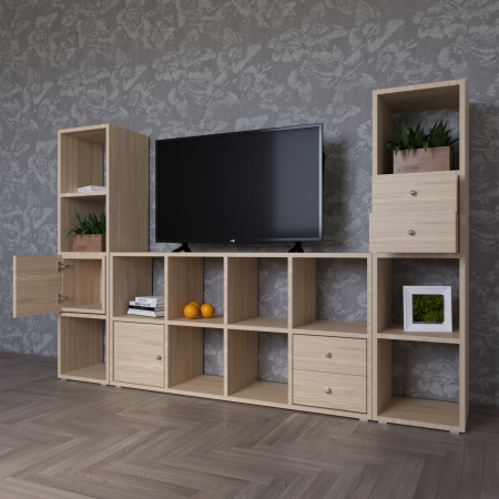 КОРИНН  Стеллаж 3 х 4 ячейки / Дуб сонома 