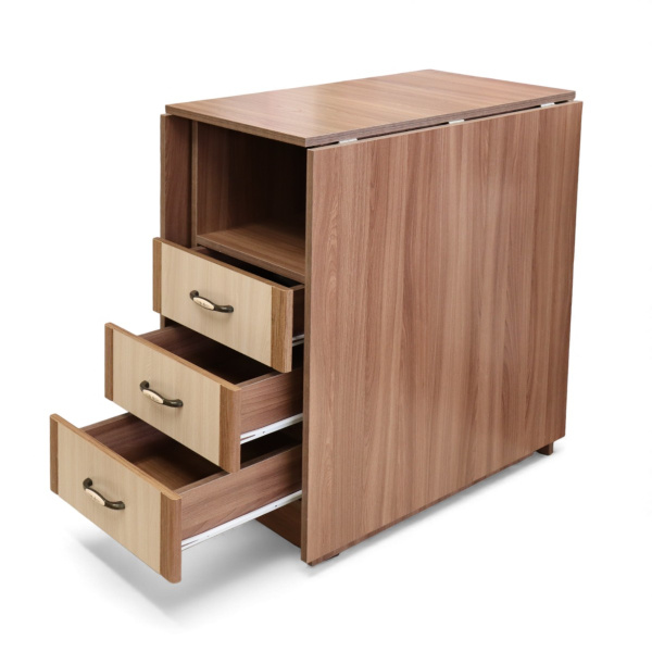 Стол-книжка с ящиками на 400 Ясень шимо темн+ясень шимо светл